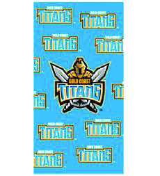 98630 GOLD COAST TITANS NRL TEAM LOGO GIFT WRAP PRESENT WRAPPING PAPER 