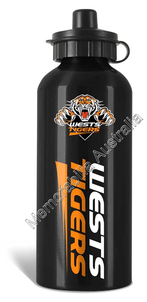 Wests Tigers NRL Aluminium Drink Bottle