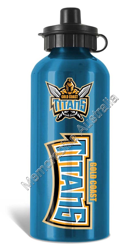 Gold Coast Titans NRL Aluminium Drink Bottle