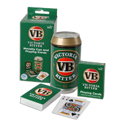 VB Can Shaped Tin and Cards