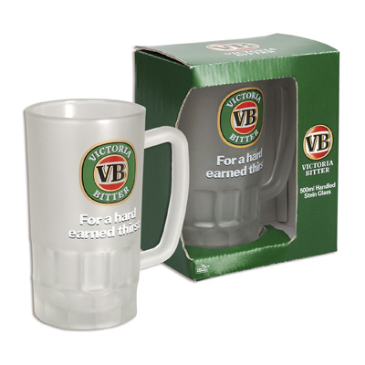 VB Frosted 600ml Beer Stein