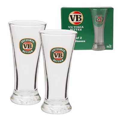 VB Set of 2 Skol Glasses