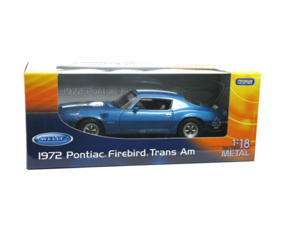 1:18 Welly 1972 Pontiac Firebird Transam-Blue