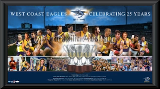 West Coast Eagles 25Yr Anniversary Print
