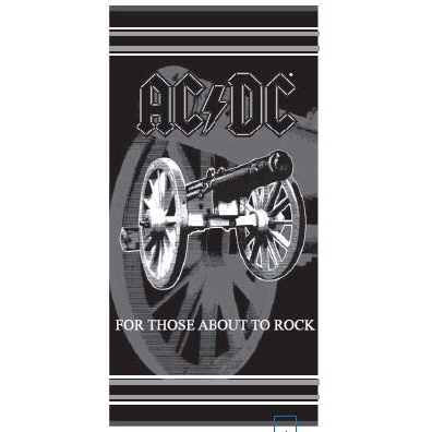 ACDC Jumbo Beach Towel - For Those About To Rock