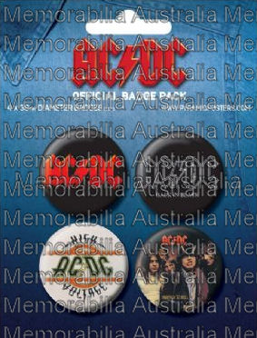 ACDC Button Badge Pack