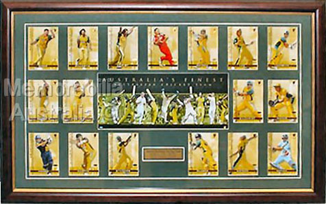 2004 Cricket Australia Framed Cardset