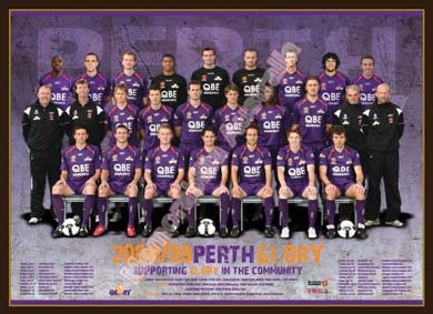 2008/09 Perth Glory Team Poster