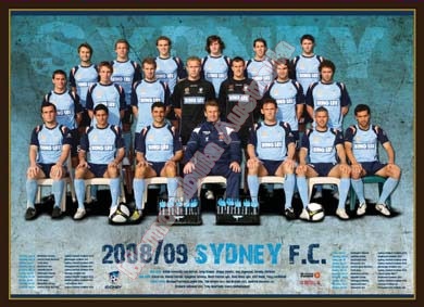 2008/09 Sydney FC Team Poster