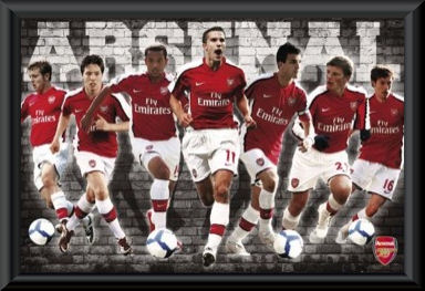 Arsenal Players Framed Poster