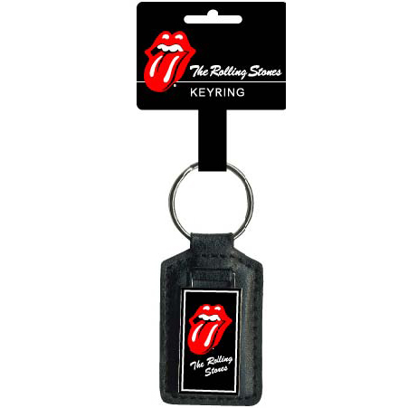 Rolling Stones Leather Keyring