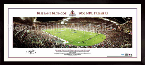 2006 Brisbane Broncos Premiership Panoramic