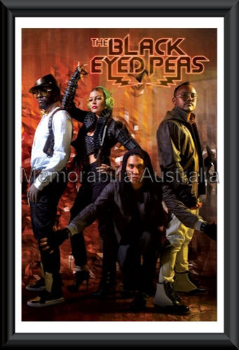 Black Eyed Peas Poster Framed