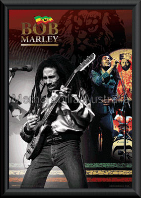 Bob Marley 3D Lenticular Framed