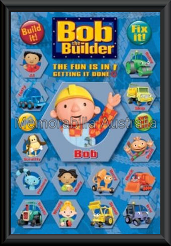 Bob The Builder Poster Framed