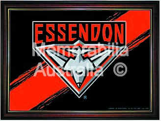 Essendon Bombers Logo Framed Poster