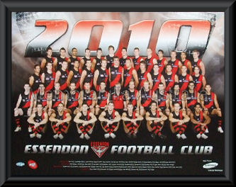Essendon Bombers 2010 AFL Team Framed