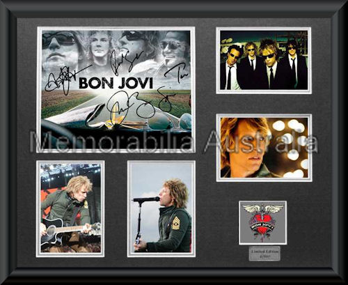 Bon Jovi LE Montage Mat Framed