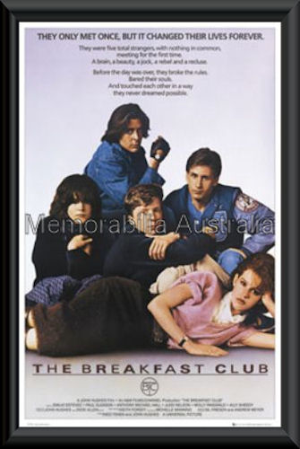 The Breakfast Club Poster Framed