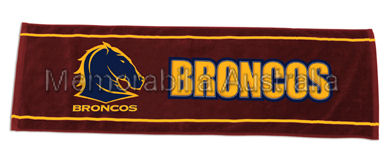 Brisbane Broncos Velour Bar Towel