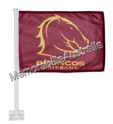 Broncos NRL Car Flag