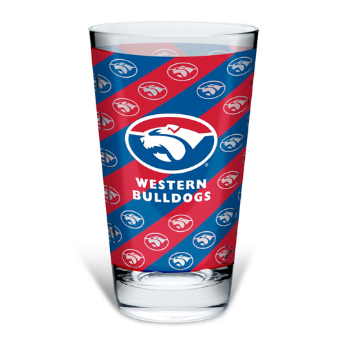 Western Bulldogs Conical Glass