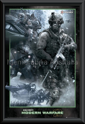 Call Of Duty Poster Framed