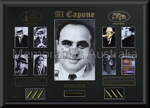 Al Capone Oversize LE Mat Framed