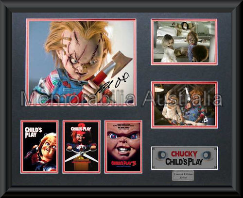 Child's Play Chucky LE Montage Framed