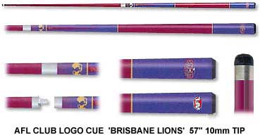 Brisbane Lions Pool Cue