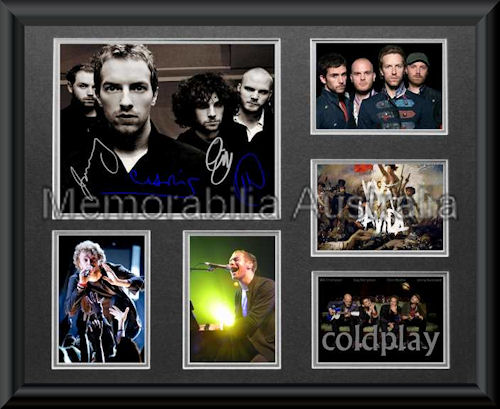 Coldplay LE Montage Mat Framed