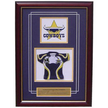 Cowboys Framed Logo Mini Jersey