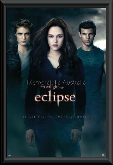 Eclipse Movie Poster Framed