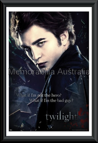 Edward Twilight Poster Framed