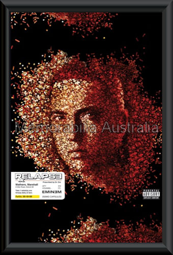Eminem Music Poster Framed