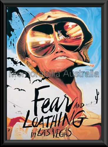Fear And Loathing Poster Framed