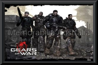 Gears Of War Poster Framed