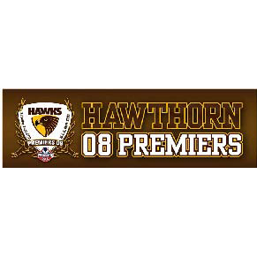 2008 Hawks Premiership Bumper Sticker