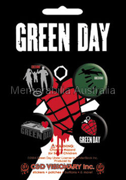 Green Day Button Badge Pack