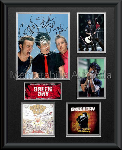 Green Day LE Montage Mat Framed