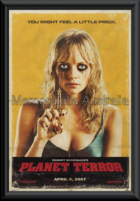 Planet Terror Poster Framed