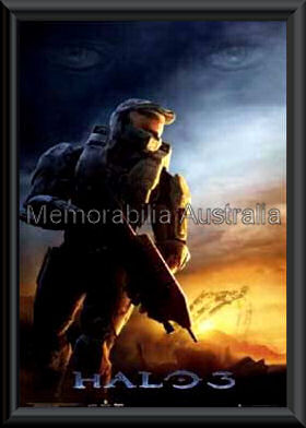 Halo 3 Poster Framed