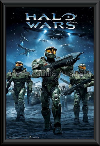 Halo Wars Poster Framed