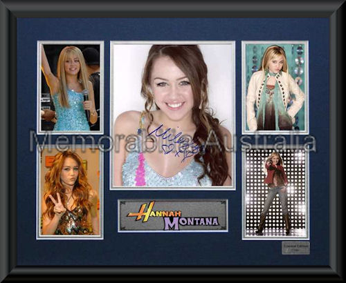 Hannah Montana LE Montage Framed