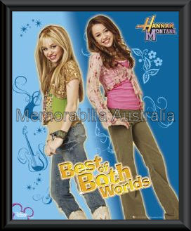 Hannah Montana Mini Poster Framed