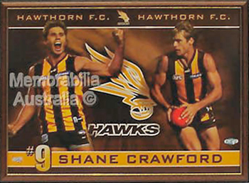 Shane Crawford Framed Player Poster