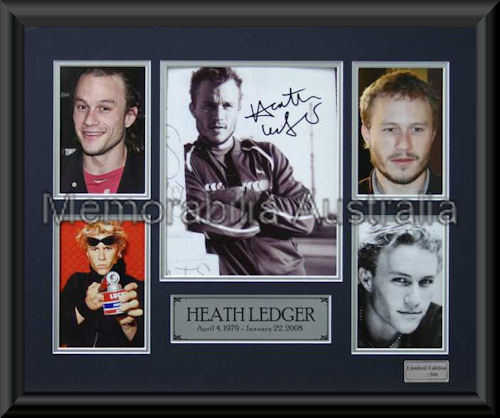 Heath Ledger LE Montage Framed
