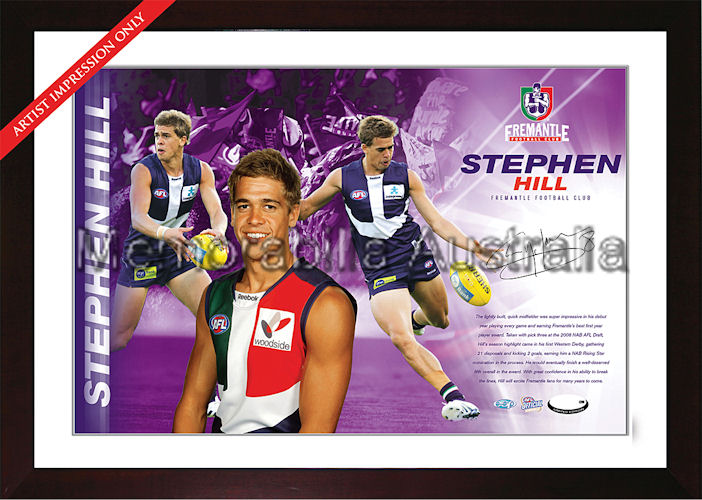 Stephen Hill Signed AFL Starshot