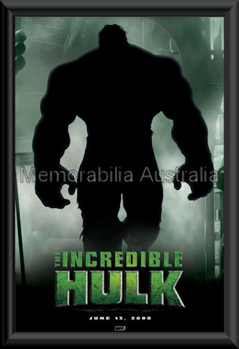 Incredible Hulk Poster Framed