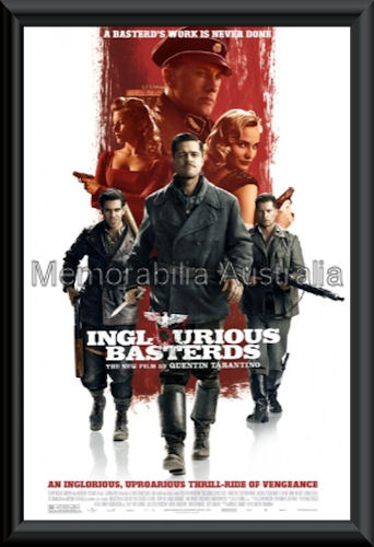 Inglorious Basterds Movie Poster Framed